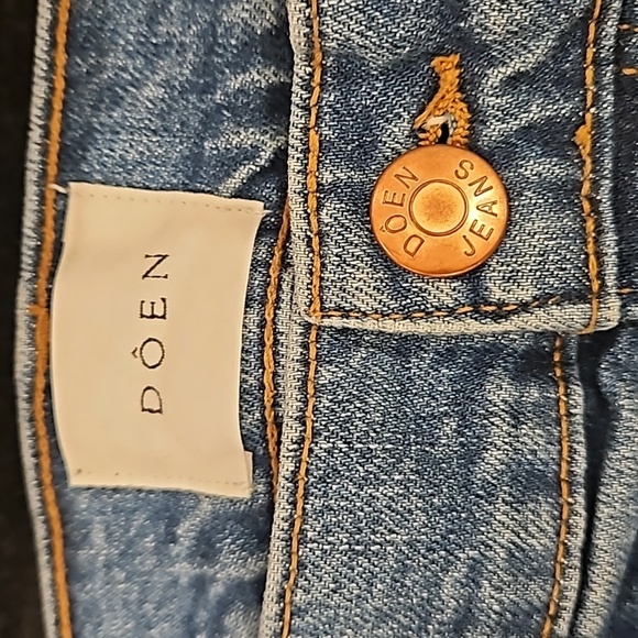 💕DOEN💕 Doen x Dronme Denim Dronme Jeans ~ Cascade Wash Blue 35 - Picture 15 of 16